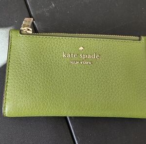 Kate Spade Green Leather Wallet